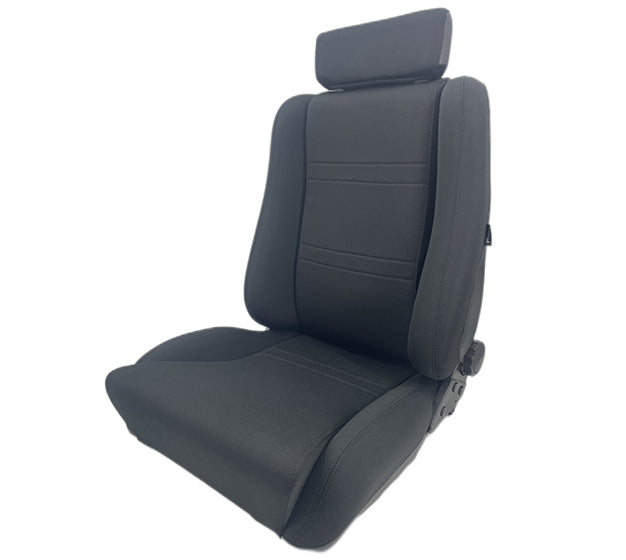 Autotecnica Sport Seat (Black PU Leather Backing) Twin Adjusters - SP88BK