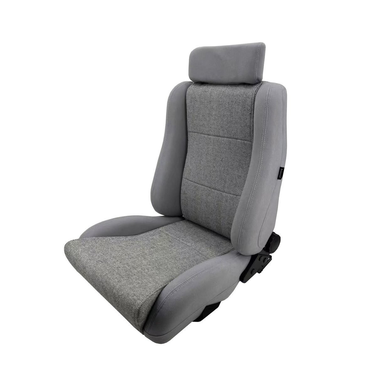 Autotecnica Sport Seat (Grey Combination) Lumbar Support & Twin Adjuster - SP88GRS
