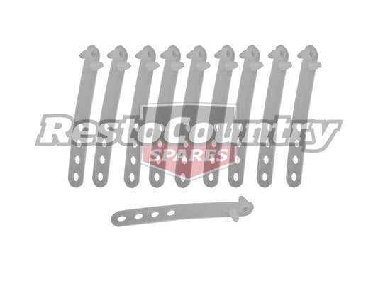 Wiring Harness Strap Set x10 Holden EJ EH Ford XK XL XM XP loom wire - 10067