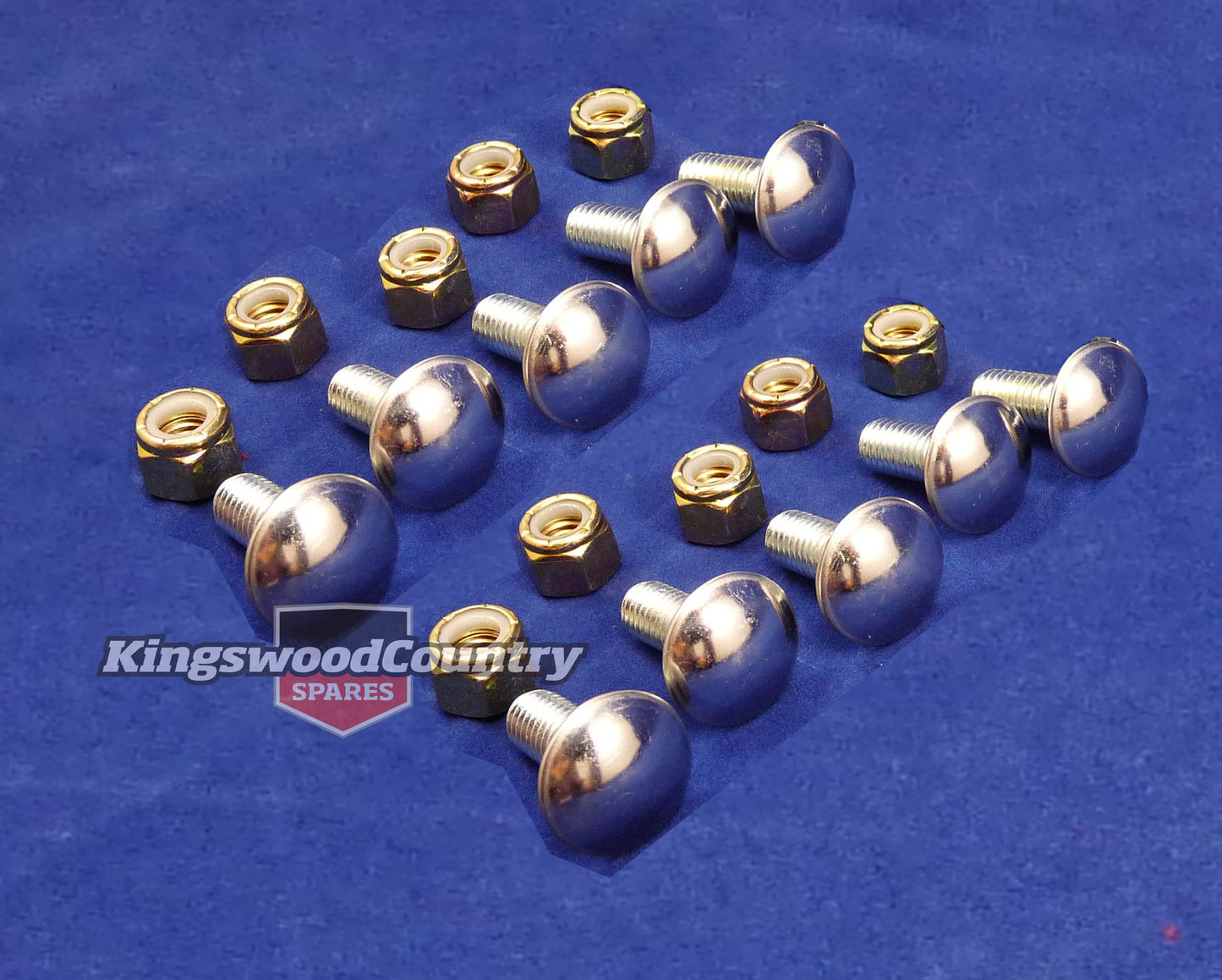 Holden FRONT Bumper Bar Bolts x10 WB NEW Statesman Ute Van nut dome - 10072