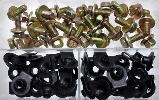 Holden Torana LH LX UC  +HQ HJ HX HZ Guard Fender Panel Bolt 60pce kit - 10077