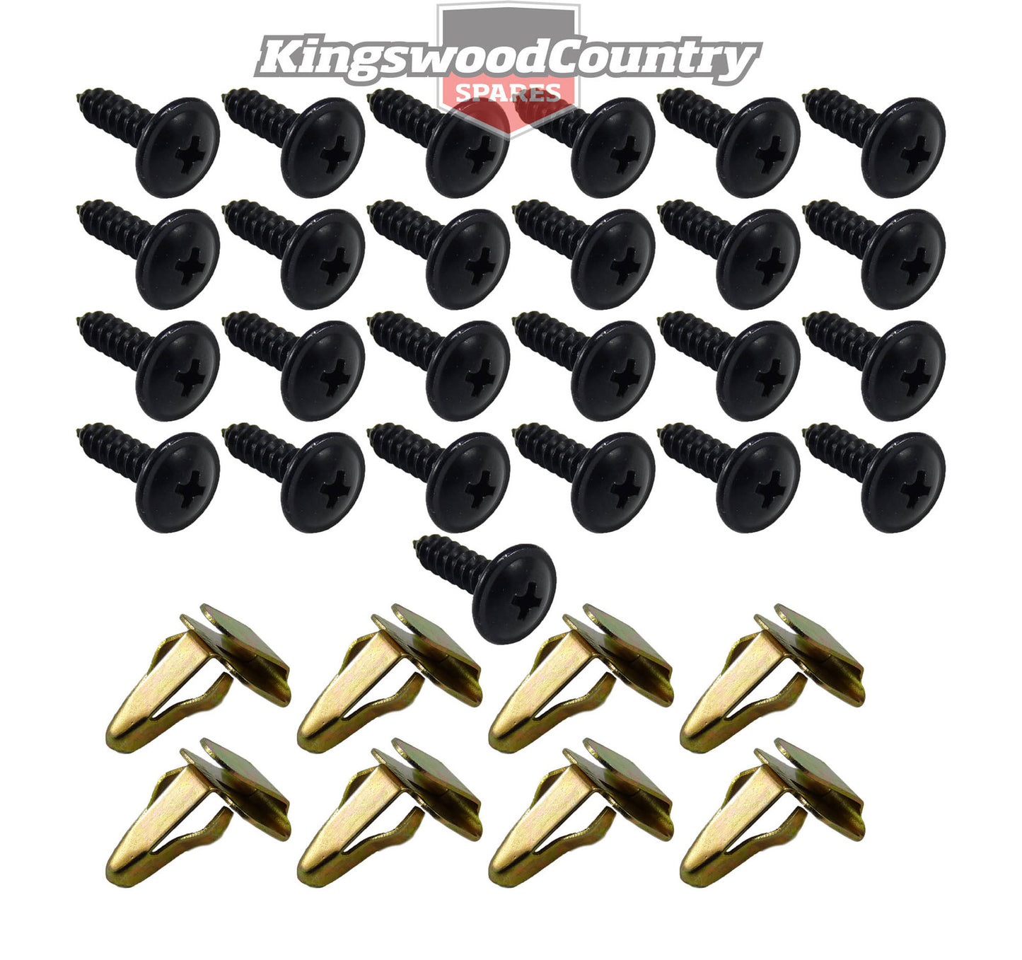 Holden Dash Screws + Clips Fitting Kit HJ HX HZ WB crash pad dashpad Resto - 10103