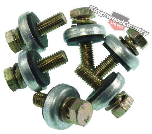 Holden Inner Rear /Pillar Front Panel Bolts x6 HQ HJ HX HZ. Guard Fender Sealing - 10107