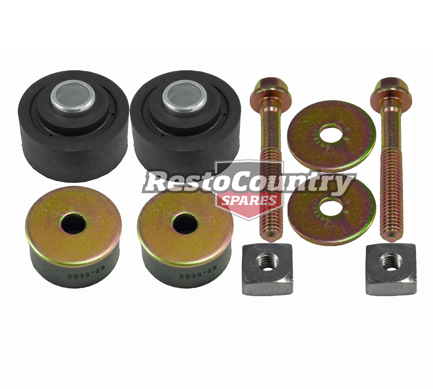 Holden HQ HJ HX HZ WB Radiator Support Mount Bolts Nuts rubber bush - 10123