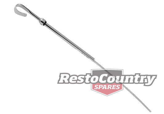 Holden 6cyl Chrome Engine Oil Dip Stick +Housing 161 173 179 186 202 - 101240