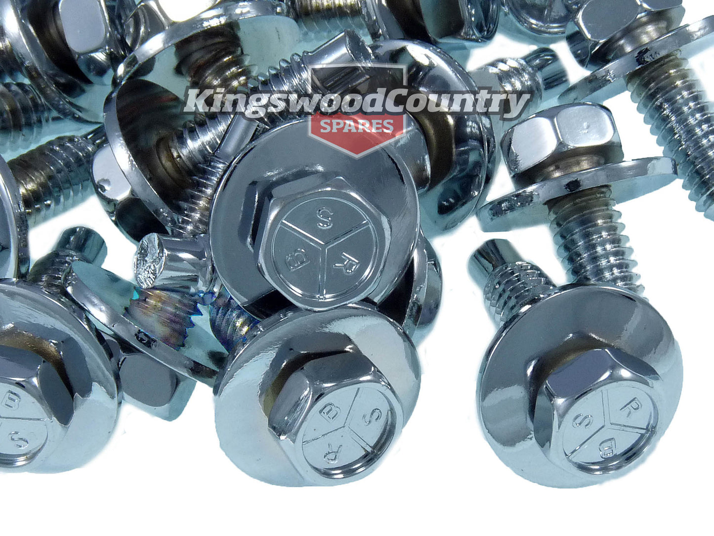 Holden Panel Bolt Chrome x20 Set Early Holden HD HR HK HT HG fender guard - 10149