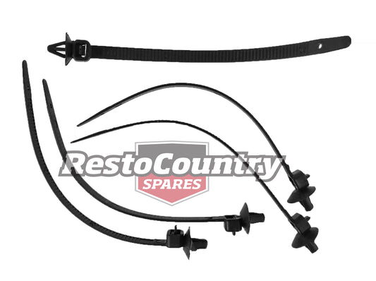 Holden Wiring Loom Harness Retaining Strap Set x5 WB clip zip tie - 10174