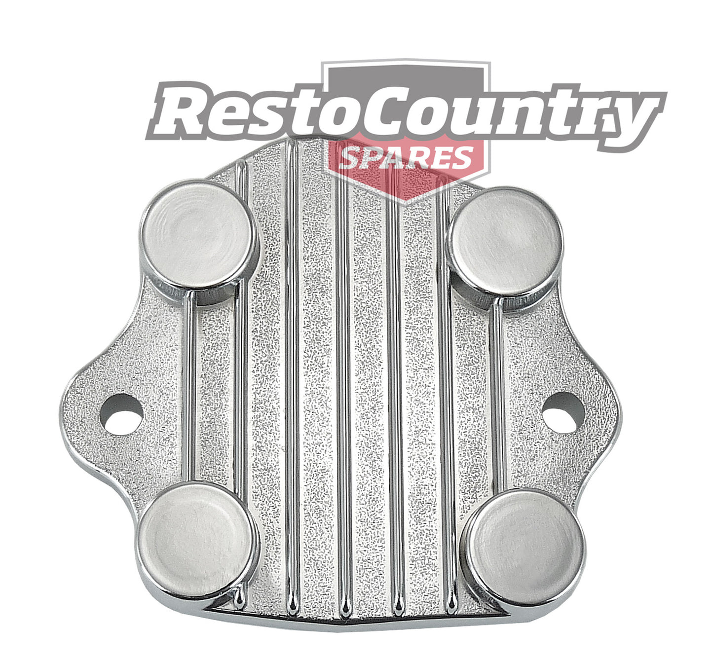Holden 6Cyl Chrome Oil Pump Cover 149 161 179 186 202 Red Blue Black - 101849