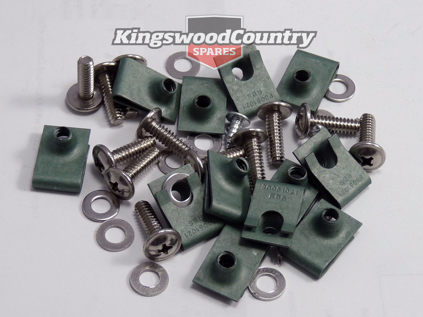 Holden Wheel Arch Mould + Inner Guard Skirt kit Front HQ HJ HX HZ WB Screw Bolt - 10266