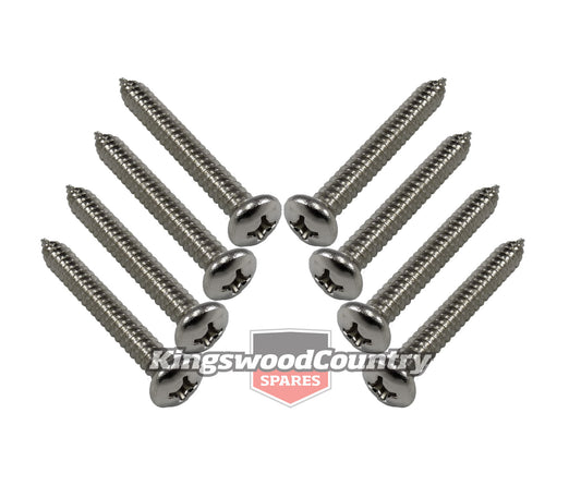 Holden Armrest Retaining Screws x8 HK HT HG HQ HJ HX HZ WB Torana LC LJ LH LX - 10298