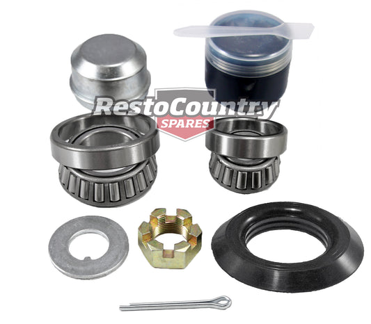 Holden Front Wheel Bearing Rebuild Kit x1 HK HT HG HQ HJ HX HZ WB Seal Cap Nut - 10315