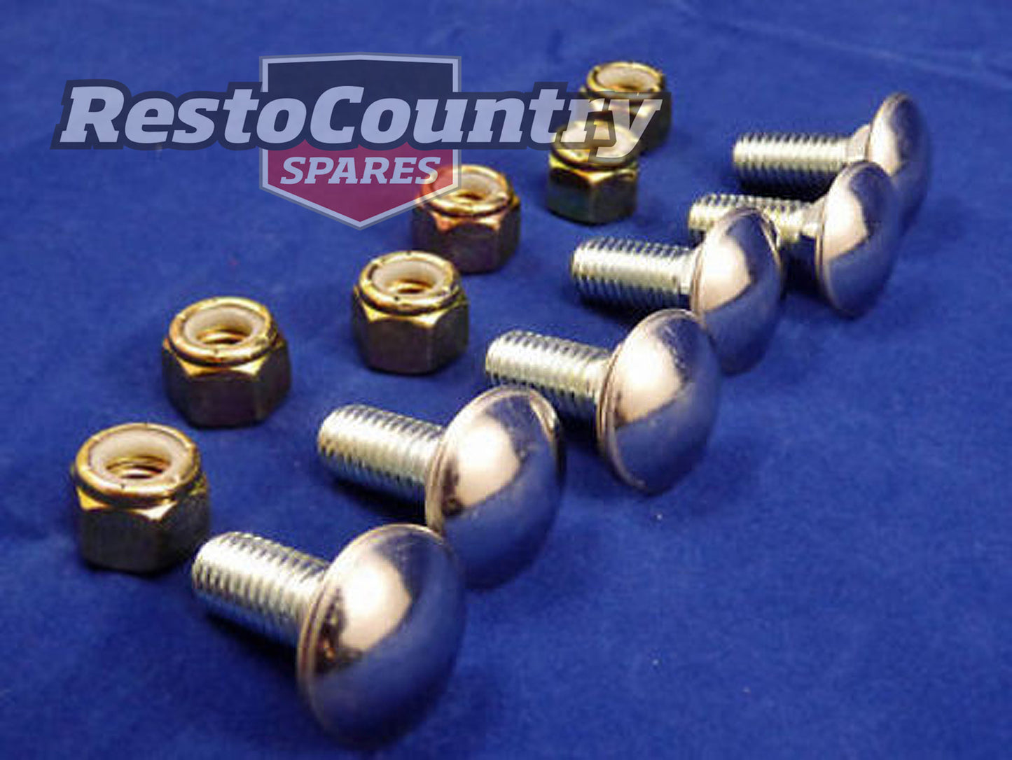 Holden HJ HX HZ  Front / Rear. +WB Rear Bumper Bar Bolts x6 NEW Stainless Head - 10407