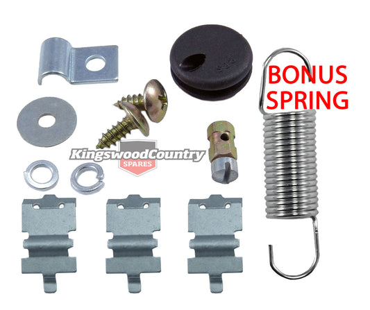 Holden Bonnet Cable Retainer Fitting Clips Kit HQ HJ HX HZ WB Torana LH LX UC - 10409
