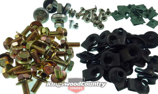 Holden Panel Bolt +Wheel arch Kit HQ HJ HX HZ 100pc Guard Fender Speed Nut Inner - 10496
