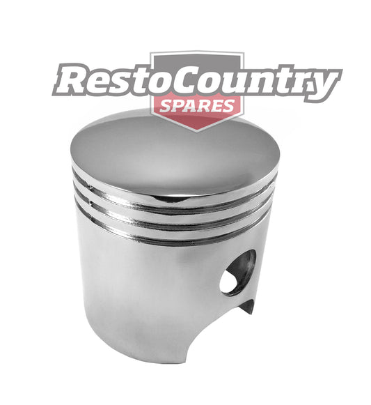 Universal Chrome Piston Style Gear Shift Knob Fits 3/8" 1/2" Holden Ford Hot Rod - 111466