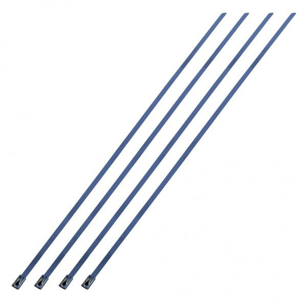 TFI Polished Stainless Steel Locking Ties (4) - 114004