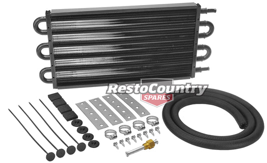 "Derale Auto Transmission Cooler + Fitting Kit Copper Core 3/4"" x 7"" x 17"" V6 V8 - 13103"