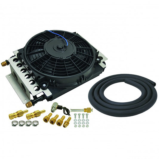 Derale Electra-Cool 16 Pass Remote Transmission Cooler Kit - 15900