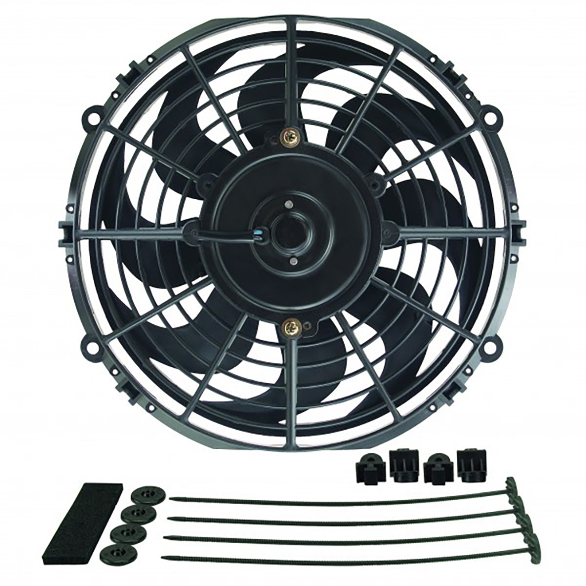 Derale Dyno-Cool Curved Blade Electric Fan Kit (10”) - 18910