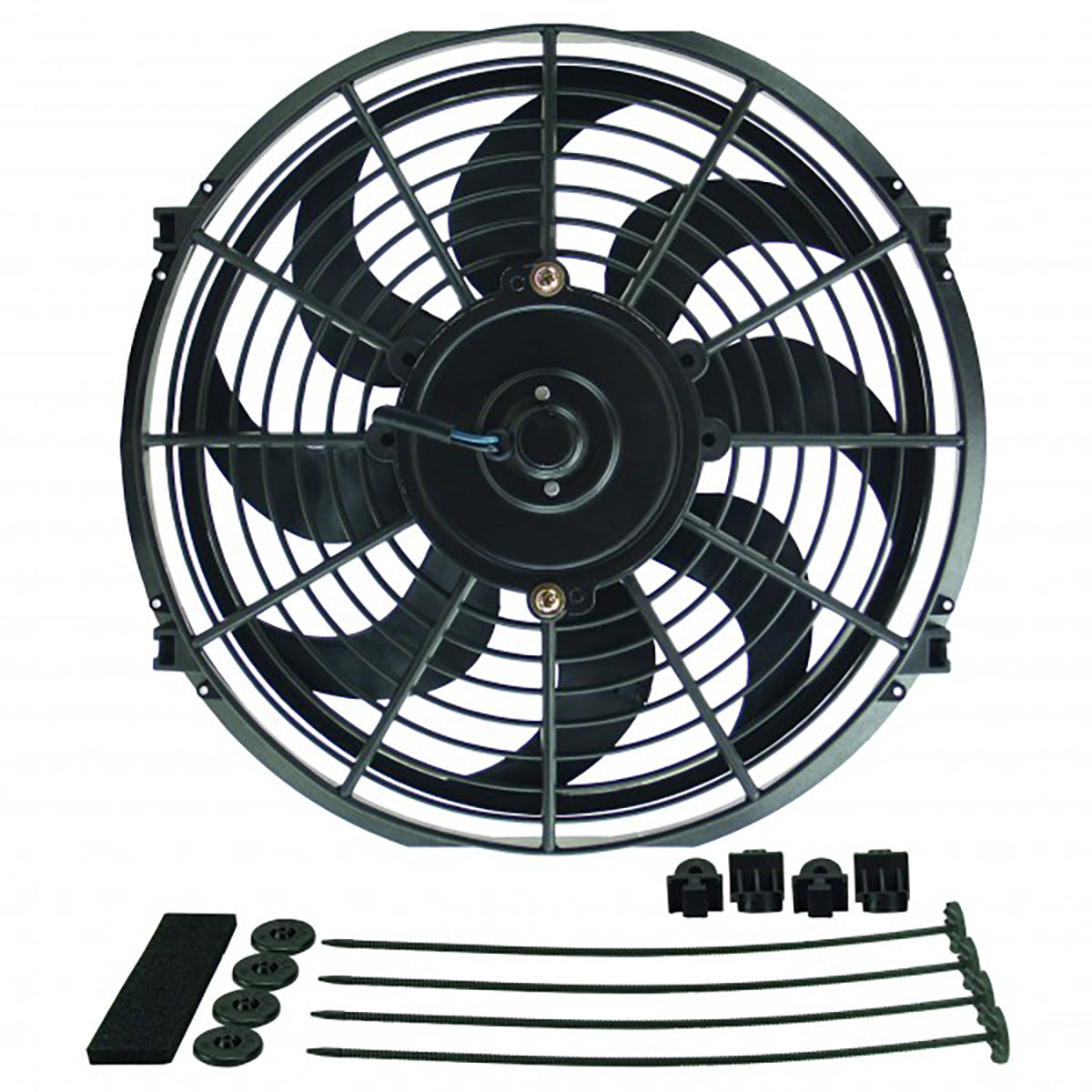 Derale Dyno-Cool Curved Blade Electric Fan Kit (12”) – 18912