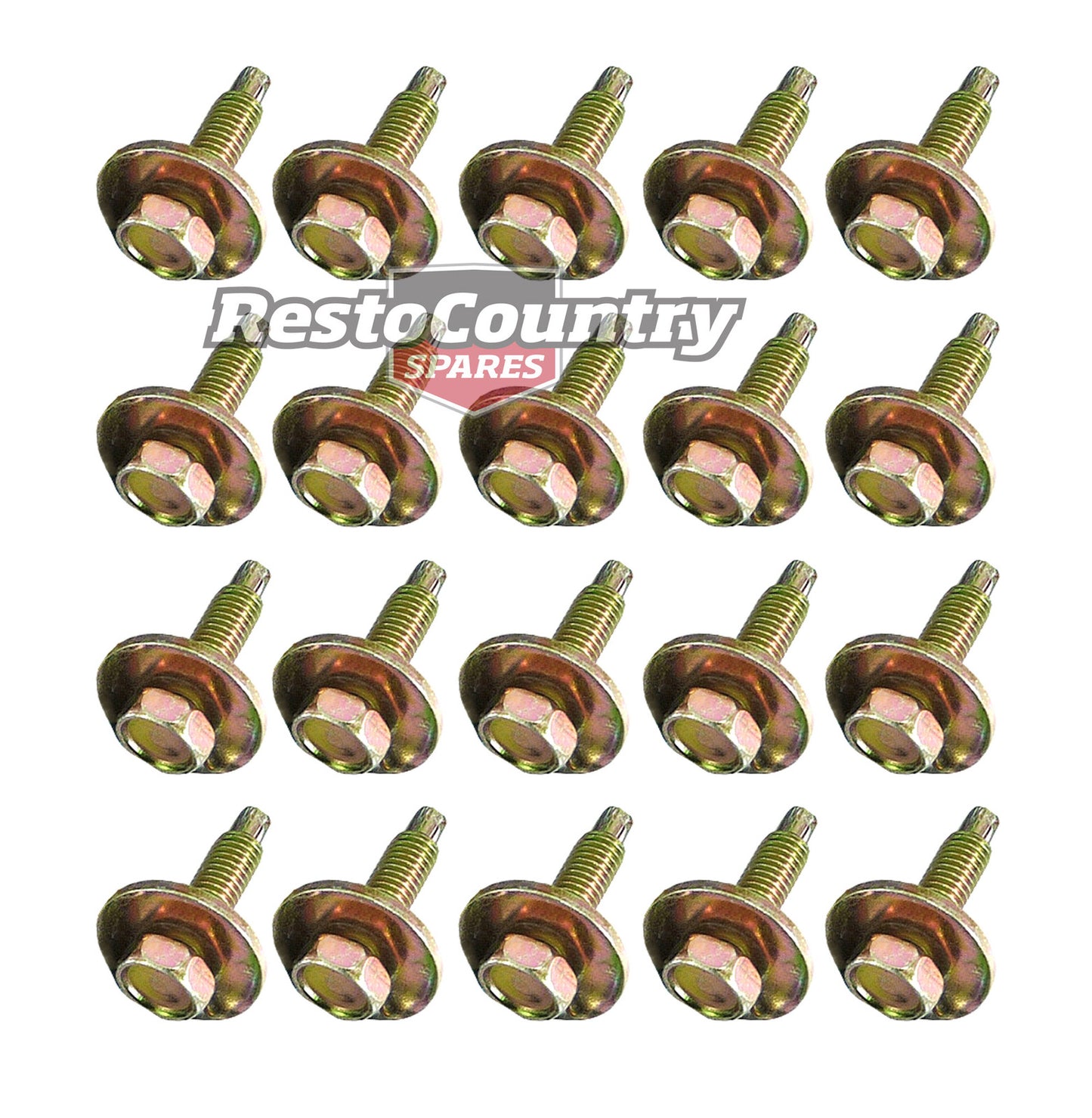 Ford Front Panel Bolt Kit x20 XD XE XF XG XH guard fender nut clip - 20068