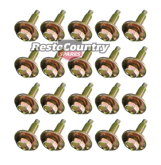 Ford Front Panel Bolt Kit x20 XD XE XF XG XH guard fender nut clip - 20068