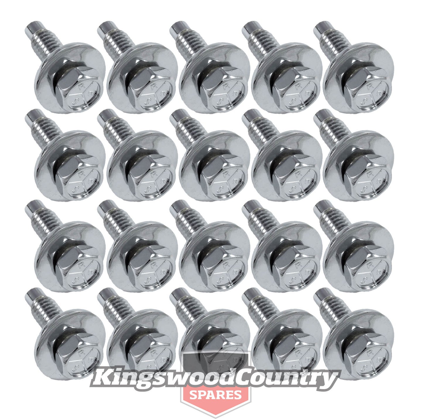 Ford Panel Bolt Set CHROME XR XT XW XY XA XB XC x20  fender guard Mustang - 20150