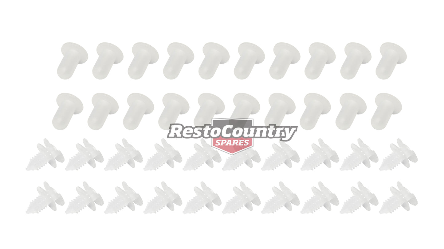 Ford Falcon Door Trim Clip + Socket Set x40pcs XD XE XF - 20152