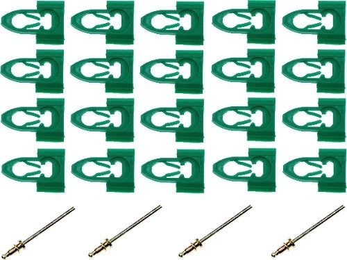 Ford Chrome Mould Clips + Rivets Kit XK XL XM XP XR XT XW XY Falcon - 20215
