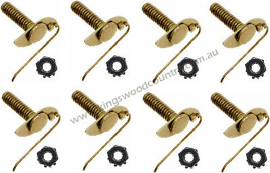 Ford Bonnet Mould Retainer Clip Set x8 XR XT XW XY XA XB XC Falcon - 20356