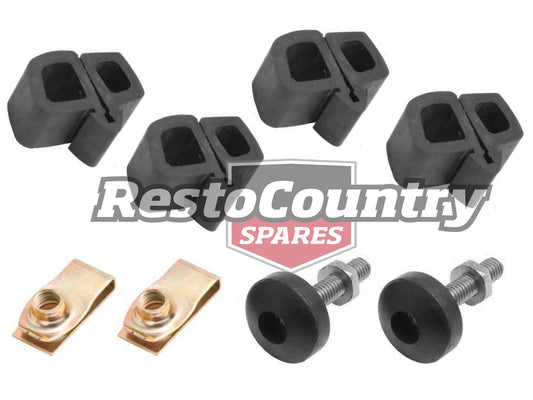 Ford Bonnet Bump Stop + Stabiliser/Height Adjuster Kit  XA XB XC ZF ZG ZH rubber - 20375
