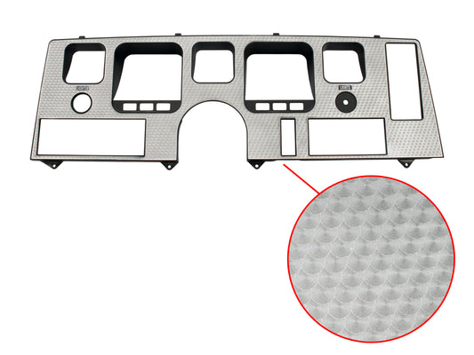Holden HQ GTS Dash Fascia Facia Silver Fish Scale NEW instrument cover - 2815985