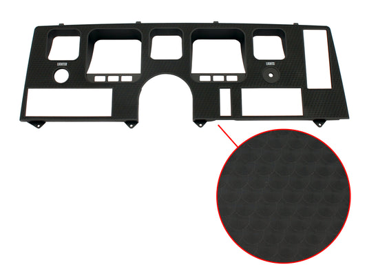 Holden HQ GTS & Statesman Dash Fascia Facia NEW Black cluster face - 2815985N