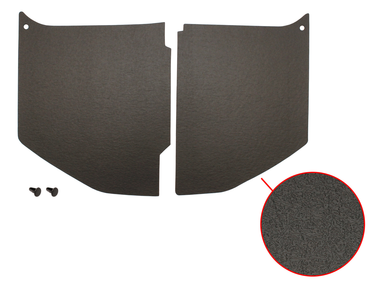 Holden HQ EARLY 71-10/73 Kick Panels + Clips Sedan Coupe Ute Wagon NEW - 2816386_7