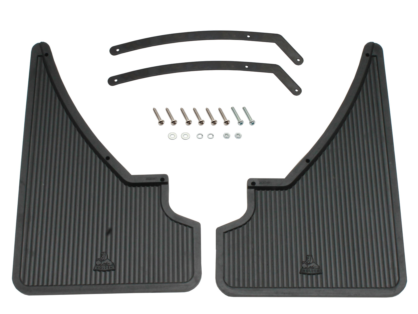 Holden REAR Mud Flaps w/Logo HQ all. HJ HX Coupe. HJ HX HZ WB Ute Van Mudflaps - 2820200