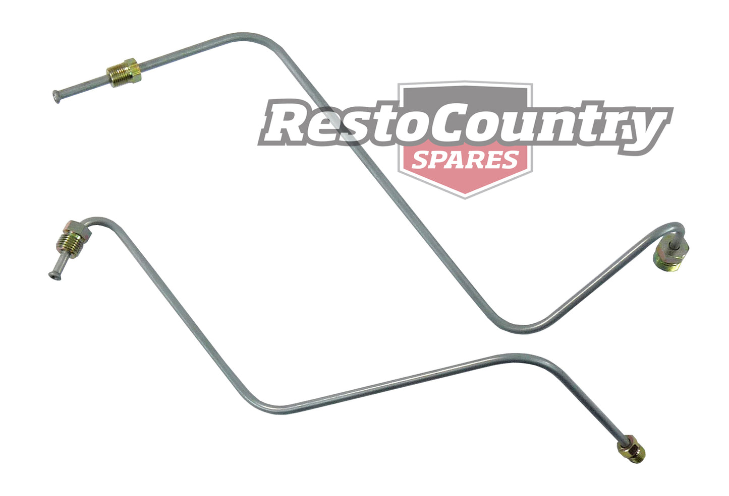 Holden Steel Brake Pipe Master Cylinder to Proportion Valve HQ Left + Right line - 2822483-84