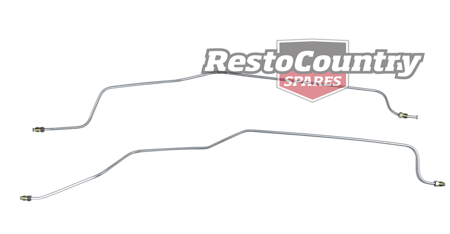 Holden REAR Steel Brake Pipes NEW Left + Right HQ HJ HX HZ Sedan Wagon Coupe - 2824711-00