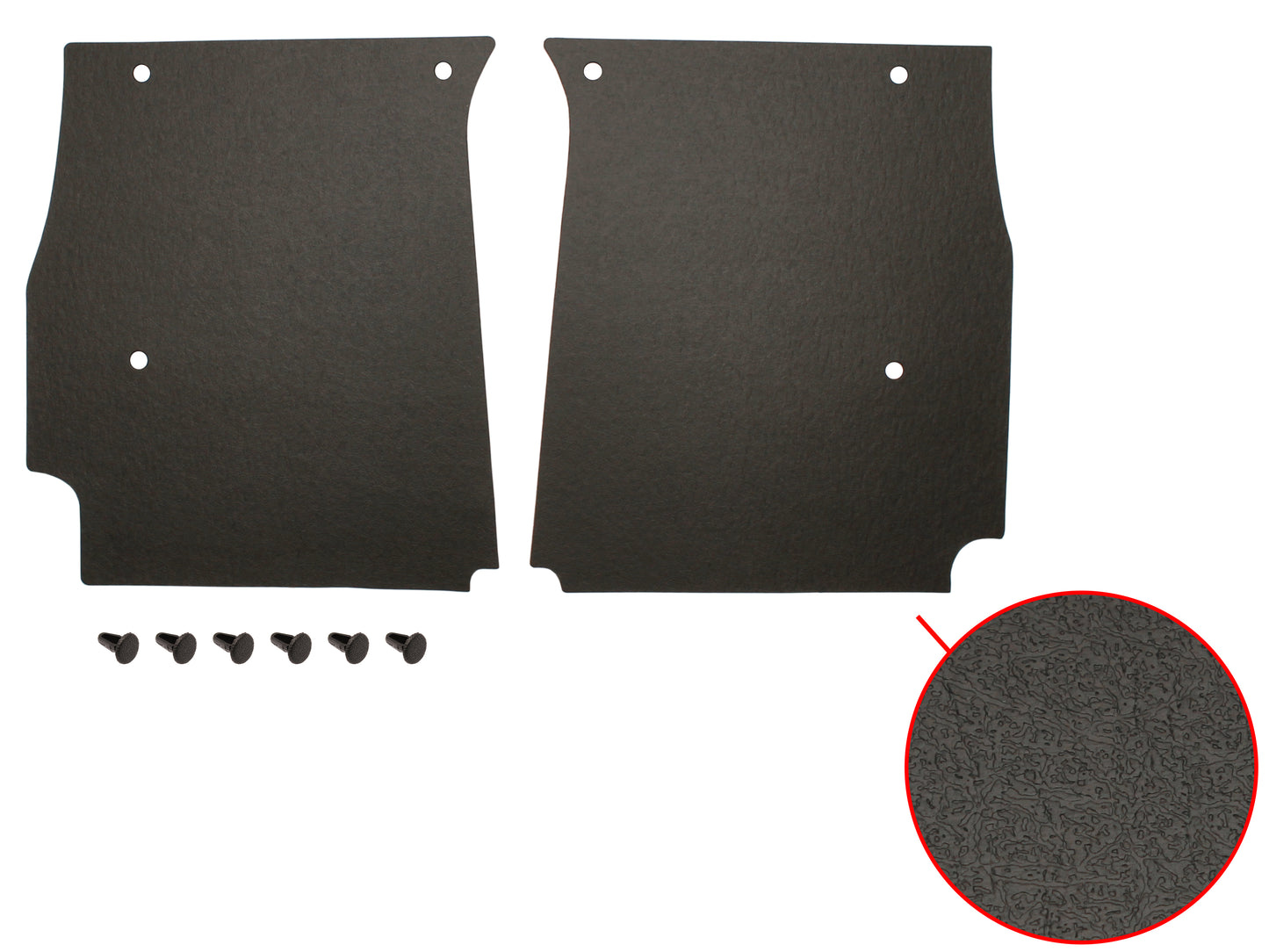 Holden Torana Kick Side Panels + Clips LH LX  interior  trim  floor - 2825781_2