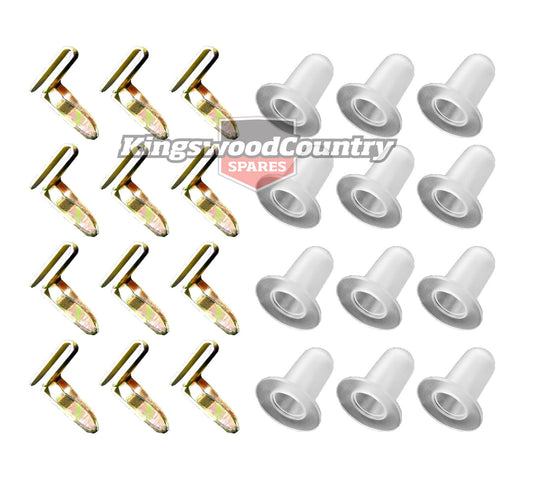Holden Door Trim Clips +Plugs / Socket x24pcs FJ - HQ HJ HX HZ WB LC - UC - 30219