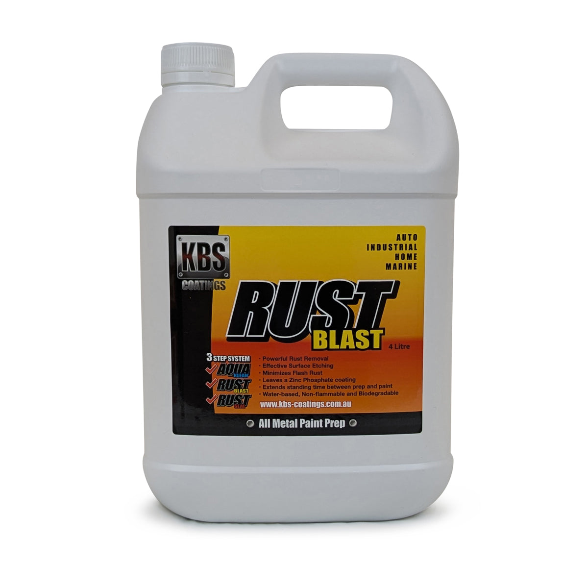 KBS Rust Blast 4 Litre Rust Remover Removal RustBlast Corrosion Prevention four - 3500