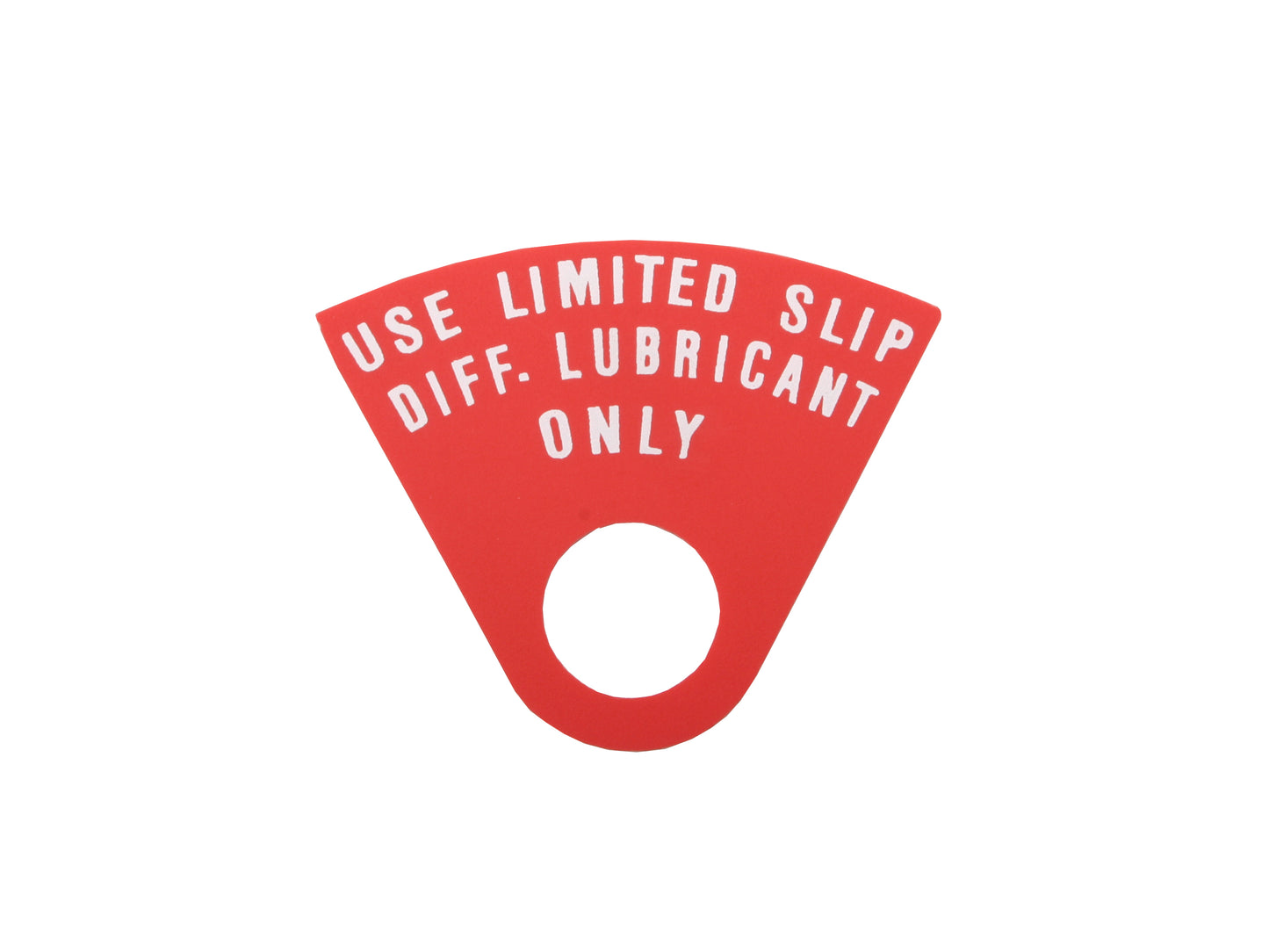 Limited Slip Differential Lubricant Tag Holden HK HT – 3931171
