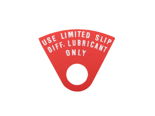 Limited Slip Differential Lubricant Tag Holden HK HT – 3931171