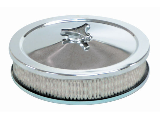 TFI Chrome Air Cleaner (9" x 2) Stromberg - 456-101