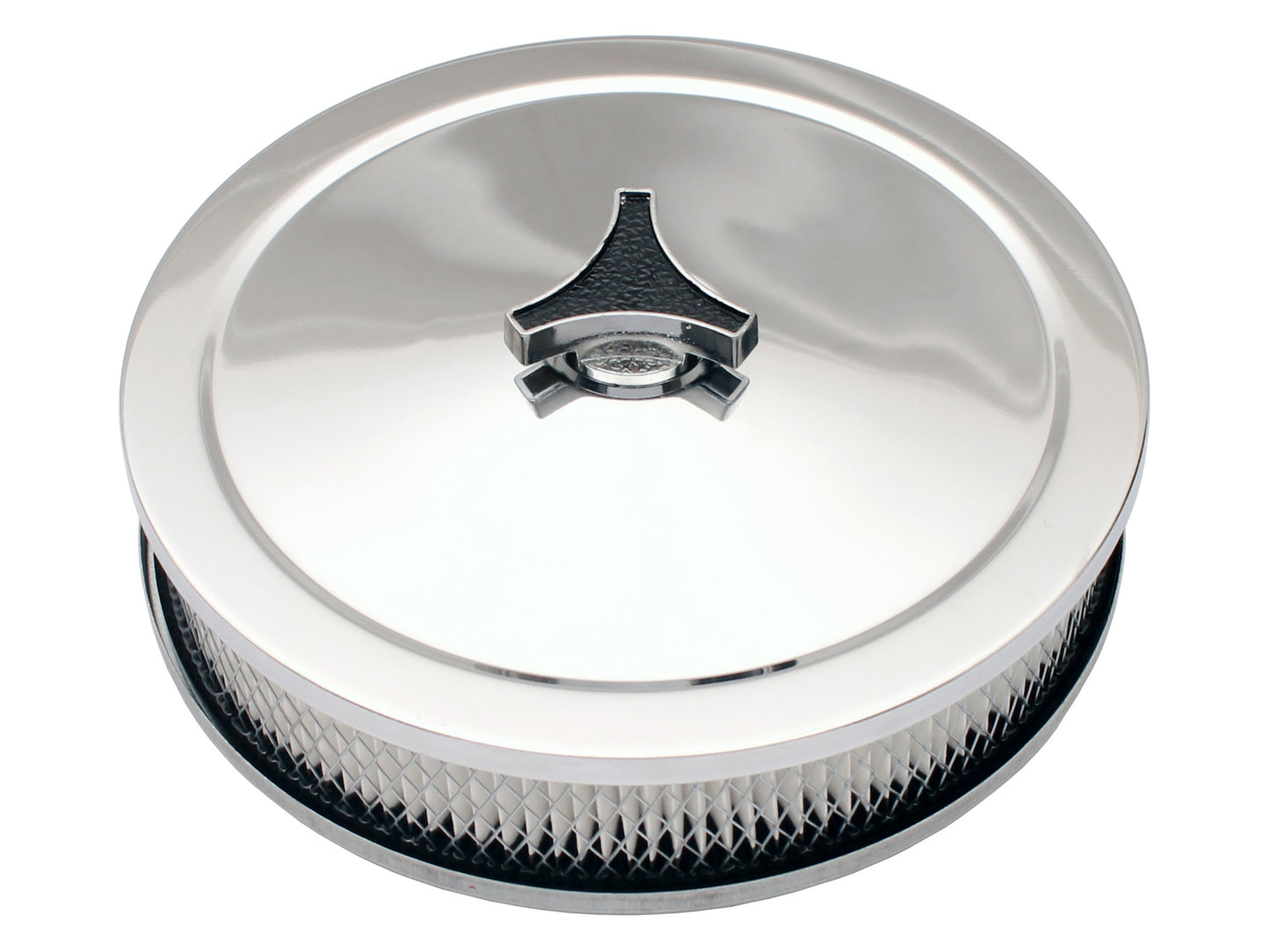 "Chrome Air Cleaner 9""X2"" Holley Standard Base - 456-921"