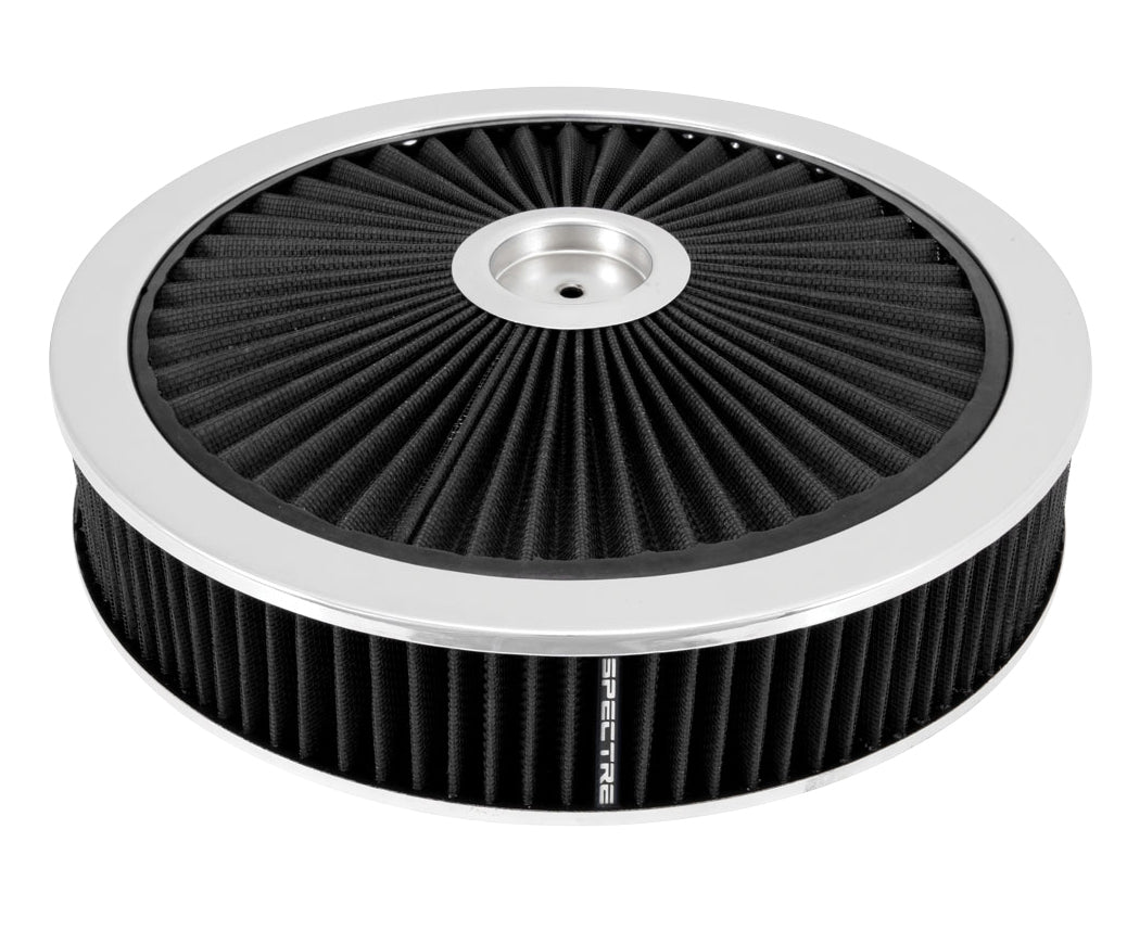 TFI Black Extraflow Air Cleaner (14” x 3”) Holley Recessed - 47621