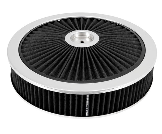 TFI Black Extraflow Air Cleaner (14” x 3”) Holley Recessed - 47621