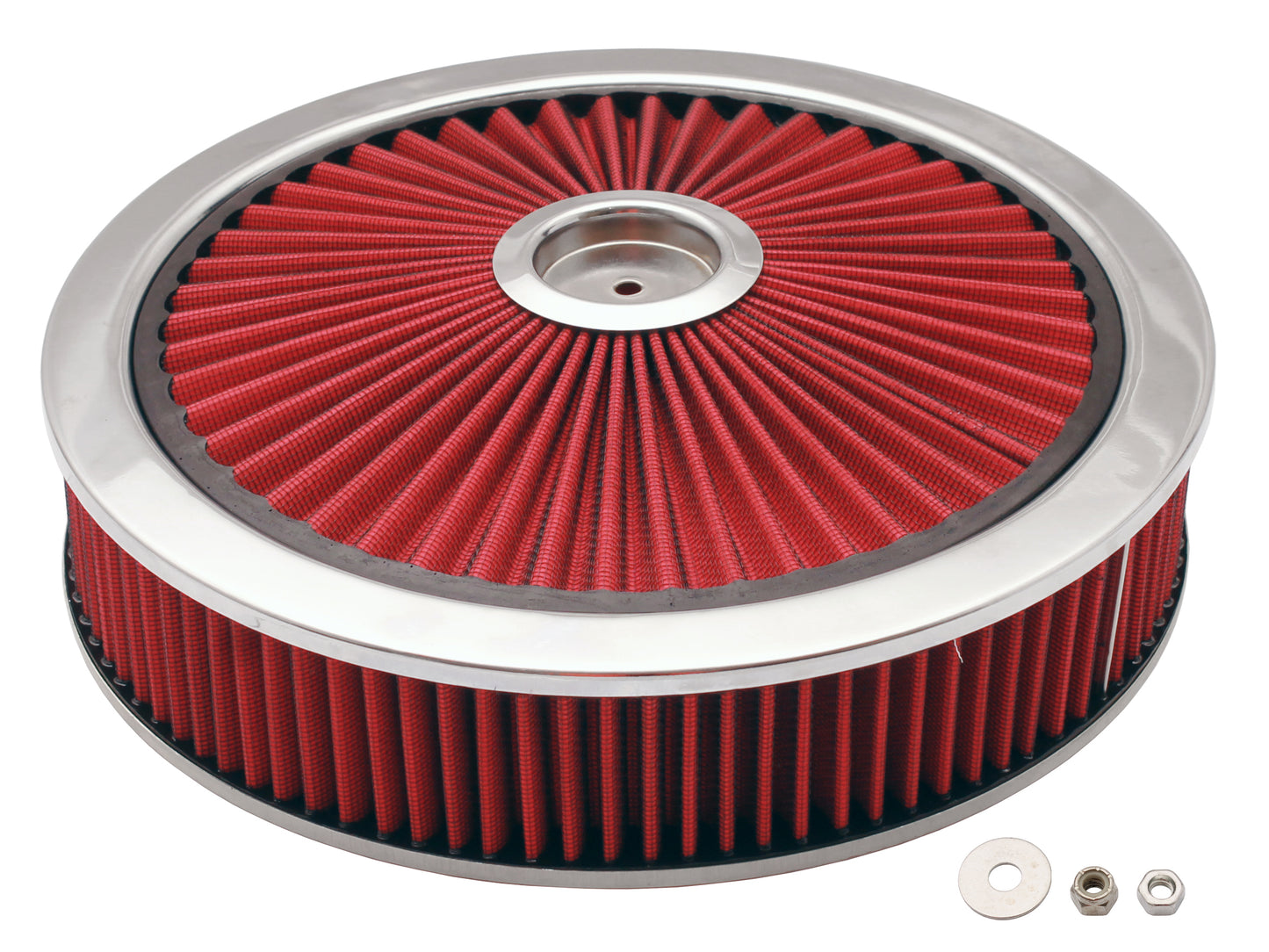 TFI Red Extraflow Air Cleaner (14” x 3”) Holley Recessed - 47622