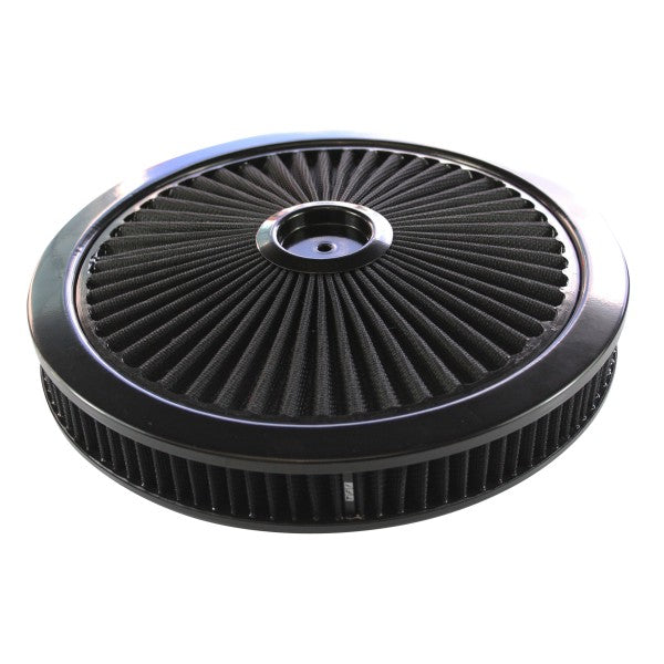 TFI Black Extraflow Air Cleaner (14” x 2”) Holley - 47639