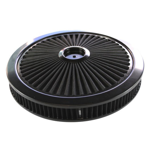 TFI Black Extraflow Air Cleaner (14” x 2”) Holley - 47639