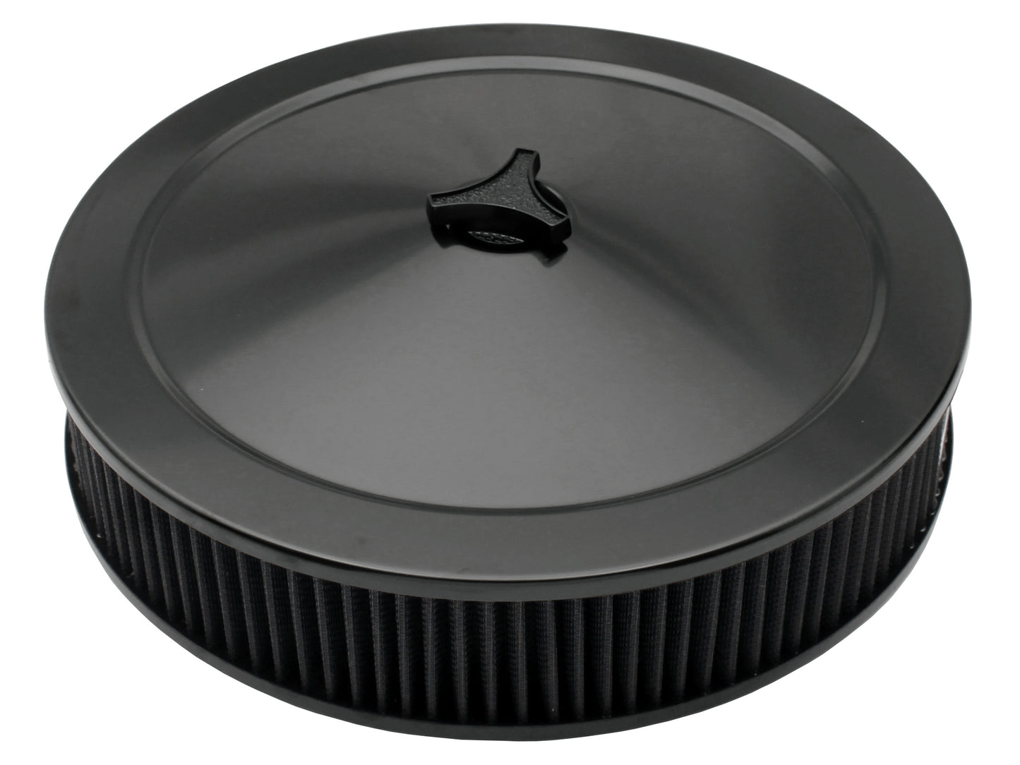 TFI Black Air Cleaner (14" x 3") Holley Recessed - 477-941BLK